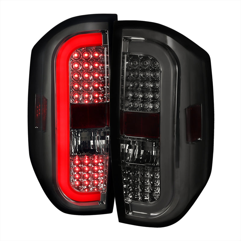 Spec-D 14-18 Toyota Tundra Led Sequential Tail Lights- Smoke LT-TUN14GLED-SQ-TM