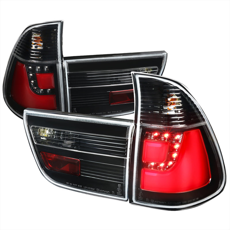 Spec-D 00-06 Bmw E53 Led Tail Lights Gsy Bk LT-X500BKLED-TM