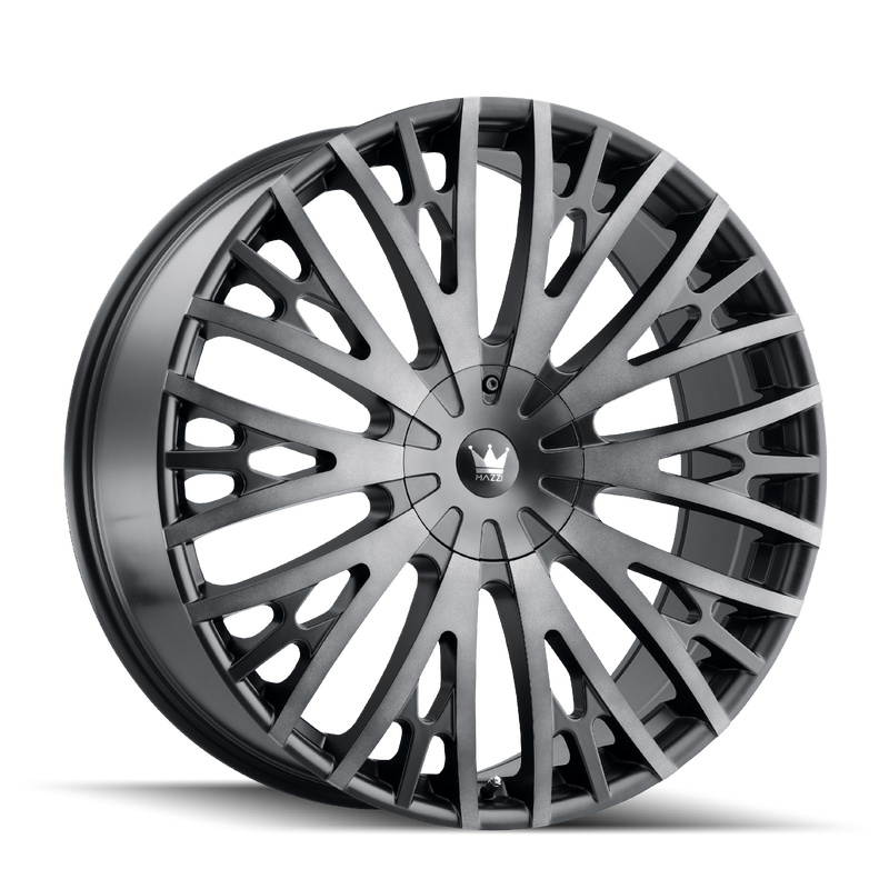 MAZZI TWIST TIE Matte Black Machined With Dark