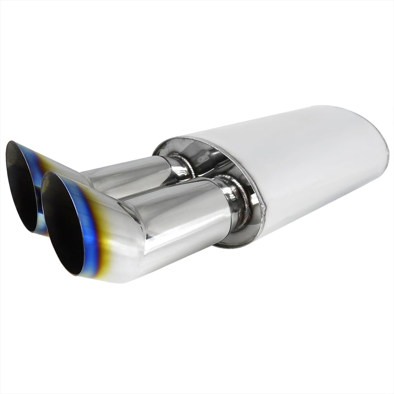 Spec-D Dual 3 Dtm Muffler With Burnt Tip All MF-RS3DTT