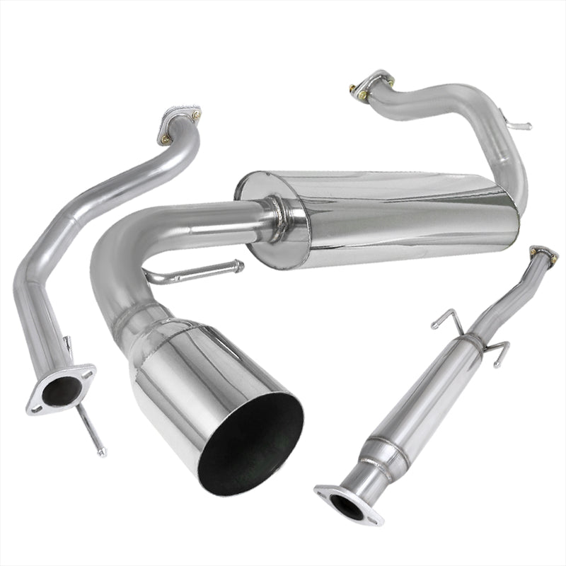 Spec-D 88-91 Honda  Crx  2.5 Inch Inlet N1 Style Catback Exhaust MFCAT2-CRX88