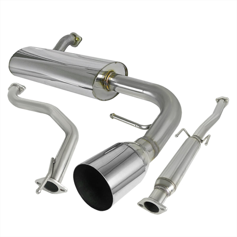 Spec-D 88-91 Honda Civic 2.5 Inch Inlet N1 Style Catback Exhaust MFCAT2-CV88