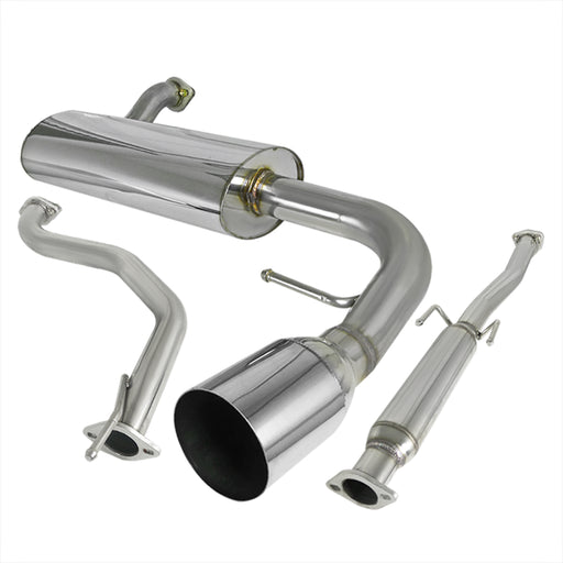 Spec-D 88-91 Honda Civic 2.5 Inch Inlet N1 Style Catback Exhaust MFCAT2-CV88