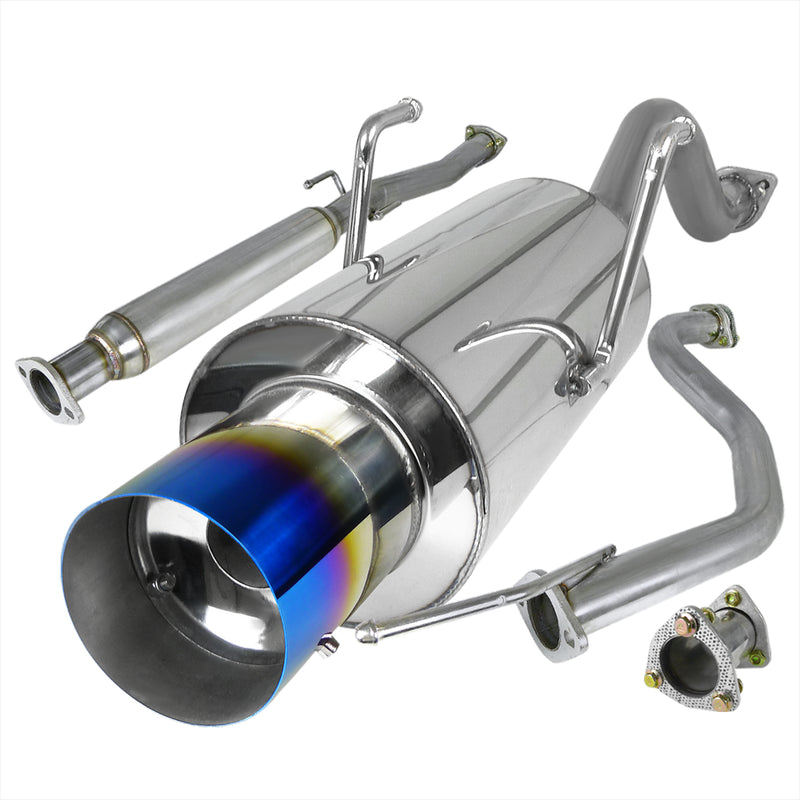 Spec-D 94-01 Acura Integra 2.5 Inch Inlet N1 Style Catback Exhaust With Burnt Tip Gsr Only MFCAT2-INT94GSRT-SD
