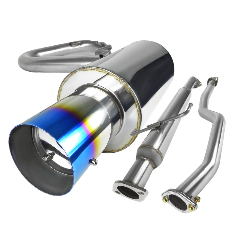 Spec-D 05-10 Scion  Tc  2.5 Inch Inlet N1 Style Catback Exhaust With Burnt Tip MFCAT2-TC05T-SD
