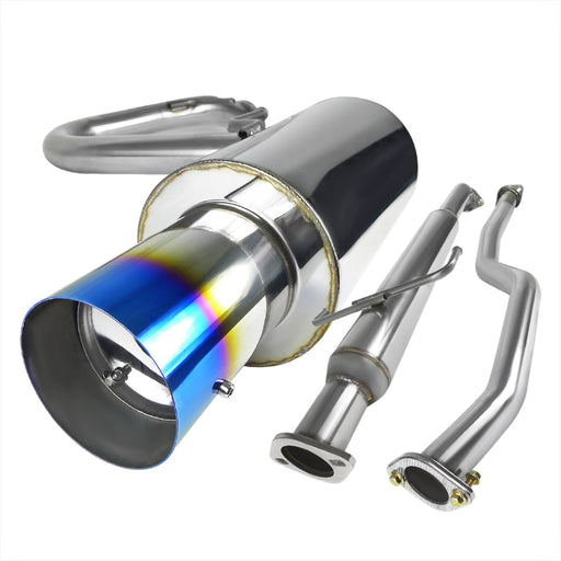 Spec-D 05-10 Scion  Tc  2.5 Inch Inlet N1 Style Catback Exhaust With Burnt Tip MFCAT2-TC05T-SD