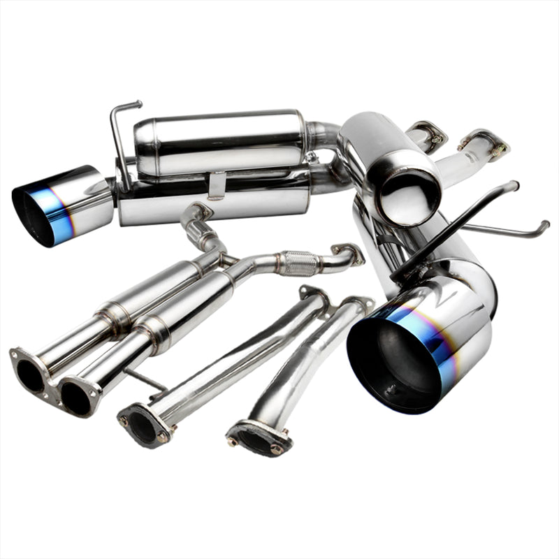 Spec-D 03-09 Nissan 350Z Burnt Tip Catback Exhaust MFCAT3-350Z03-SD