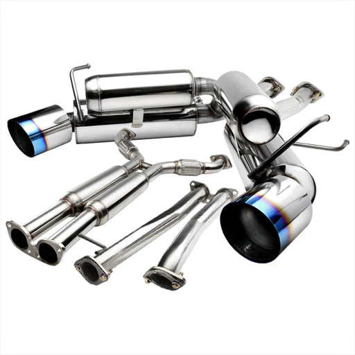 Spec-D 03-09 Nissan 350Z Burnt Tip Catback Exhaust MFCAT3-350Z03-SD