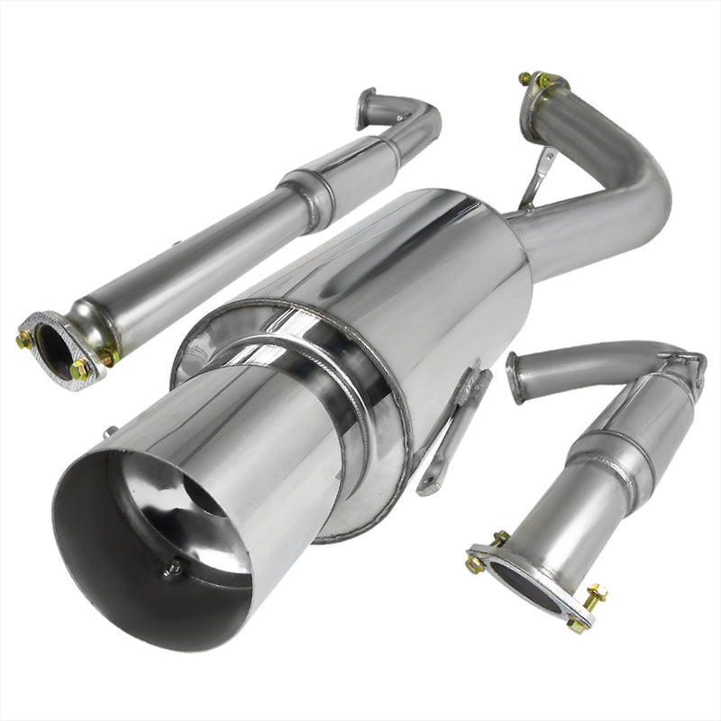 Spec-D 95-99 Mitsubishi Eclipse 3 Inch Inlet N1 Style Catback Exhaust Turbo Model MFCAT3-ELP95T
