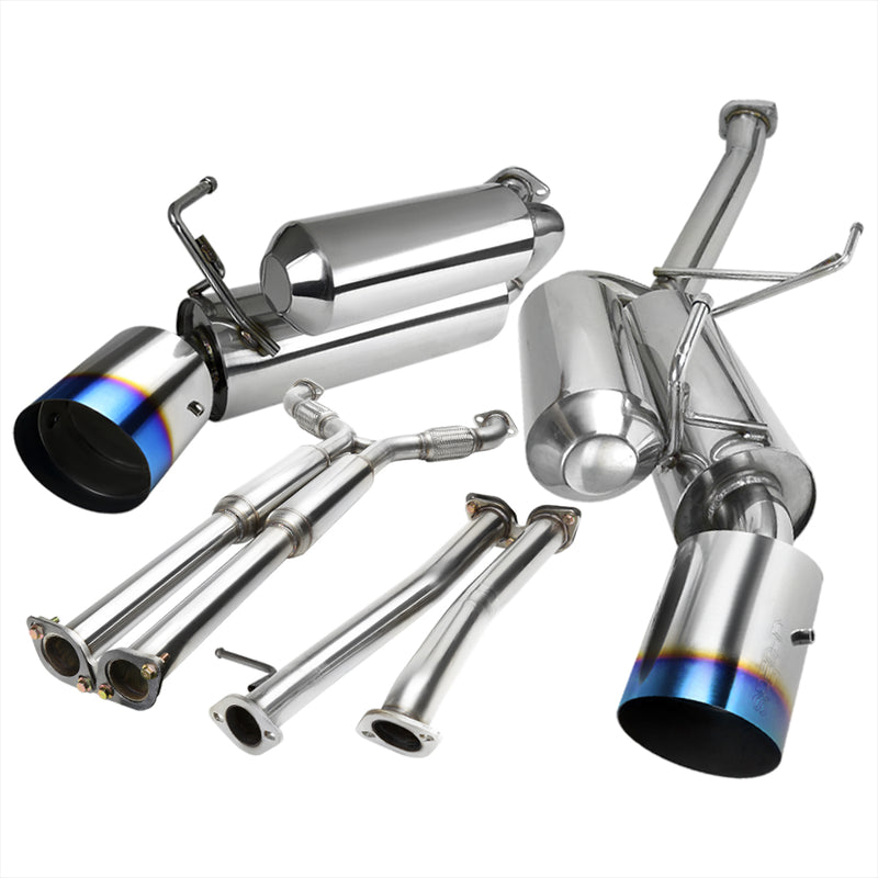 Spec-D 03-07 Infiniti G35 2Dr Dual Burnt Tip Catback MFCAT3-G35032-SD