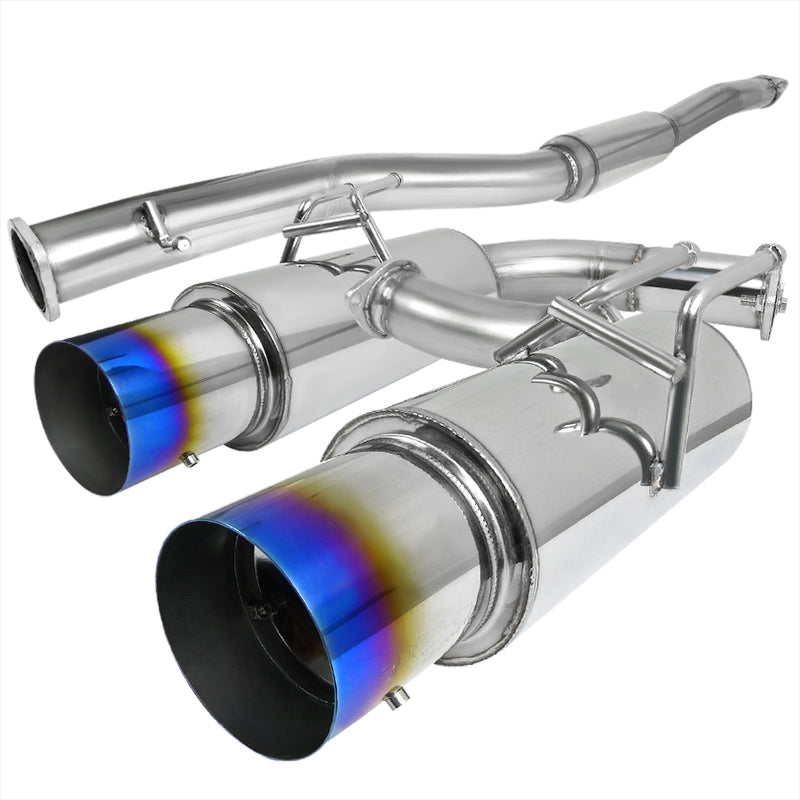 Spec-D 08-11 Mitsubishi  Lancer Evolution N1 Style Catback Exhaust Burnt Tip MFCAT3-LAN08T-SD