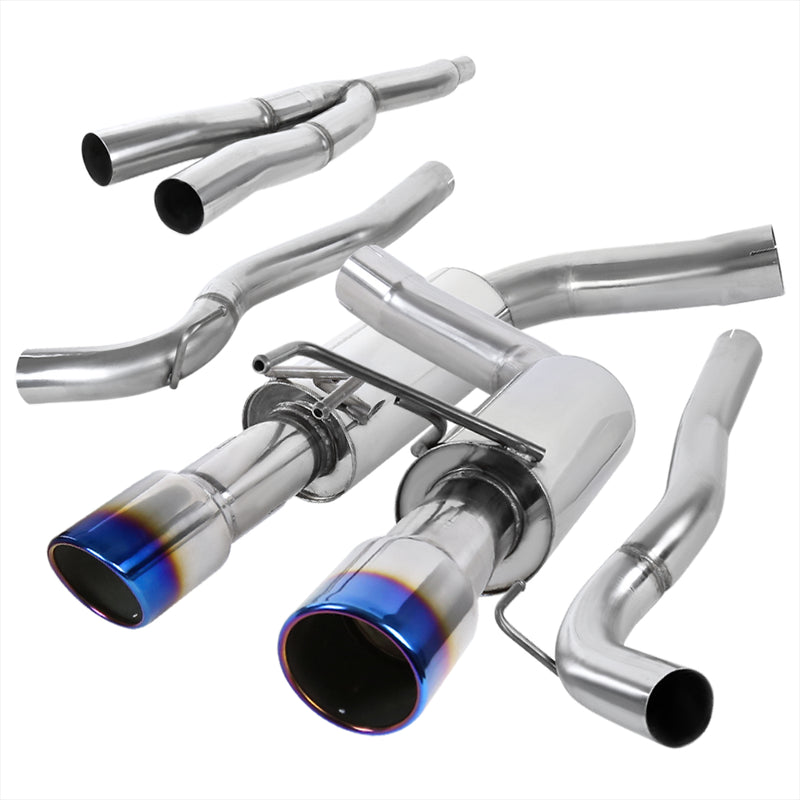 Spec-D 15-17 Ford Mustang 3" Exhaust Catback Burnt Tip- Fit 2.3L MFCAT3-MST15L23T-SD