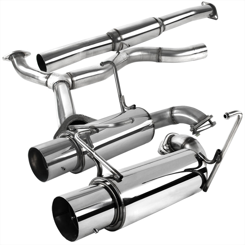 Spec-D 08-14 Subaru Wrx Catback Exhaust Dual Tip MFCAT3-WRX084