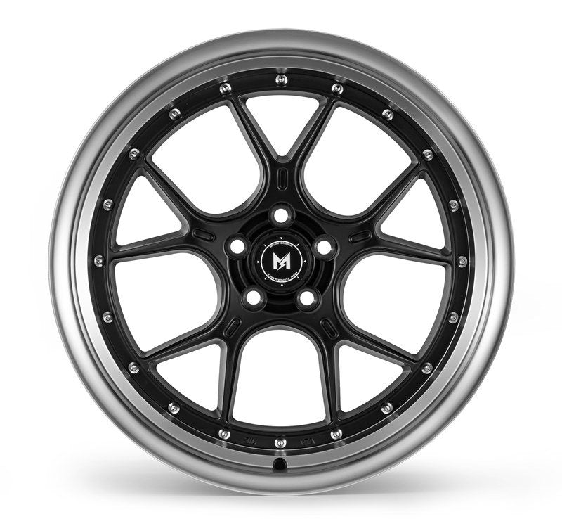MFlow MFL1 20x8.5 Matt Black Machined Lip