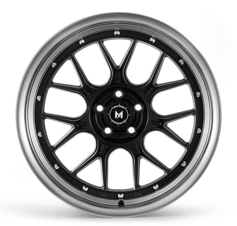 MFlow MFL2 20x9.5 Matt Black Machined Lip