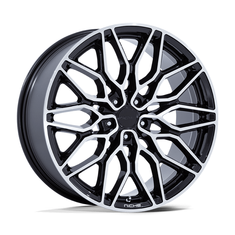 Niche NC277 CALABRIA 5 22X10.5 5X112 ET38 66.56 Gloss Black Machined