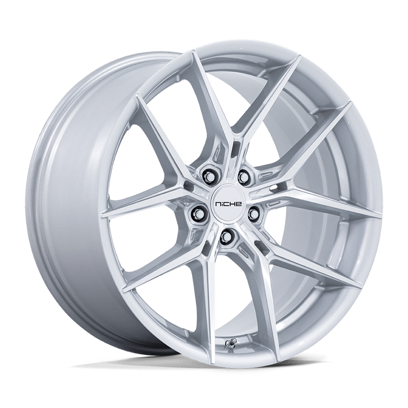 Niche NC279 PRODIGY 5 24X10 5X130 ET20 84.1 Silver With Machined Face