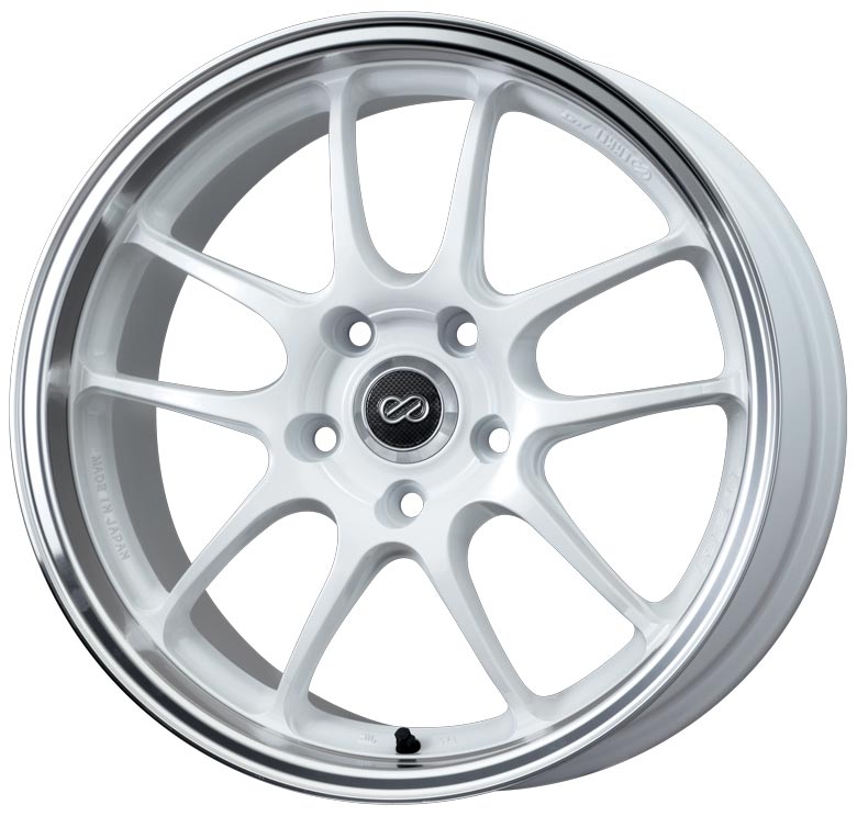 ENKEI PF01 White Machined