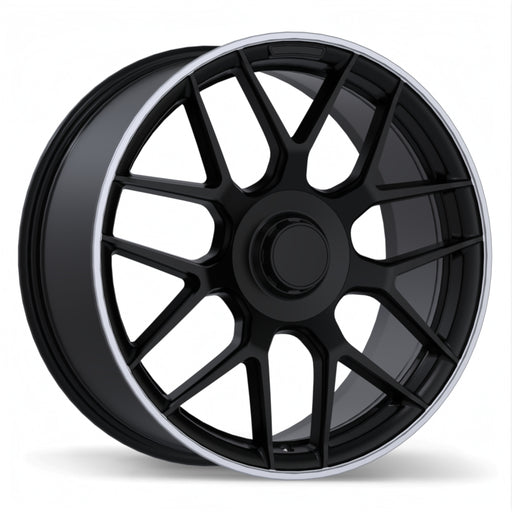 Replika R272 Satin Black with Machined Lip