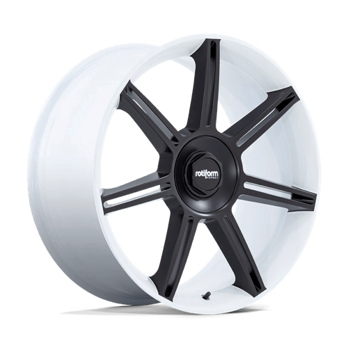 ROTIFORM FRA GLOSS WHITE WITH MATTE BLACK SPOKES