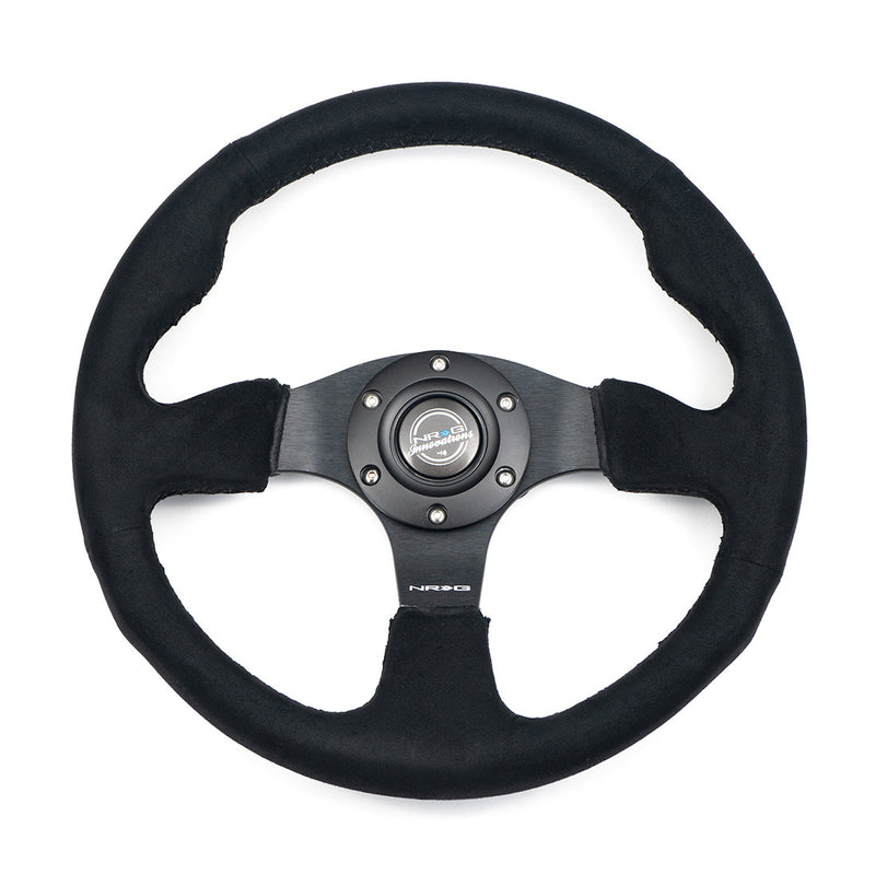 NRG Steering Wheel 320mm Alcantara  w/ Black stitch