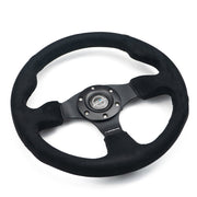 NRG Steering Wheel 320mm Alcantara  w/ Black stitch