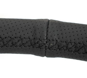 NRG Steering Wheel Classic Stealth 380mm, Black Leather w/ Black Stitch