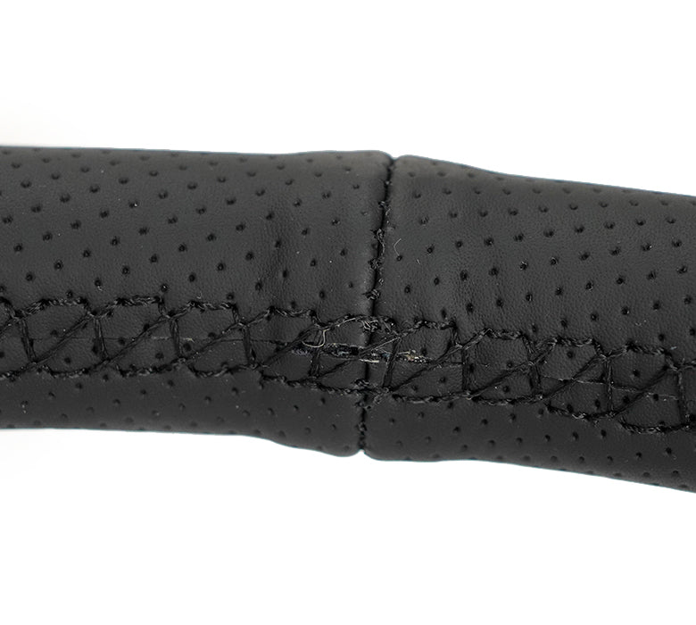 NRG Steering Wheel Classic Stealth 380mm, Black Leather w/ Black Stitch