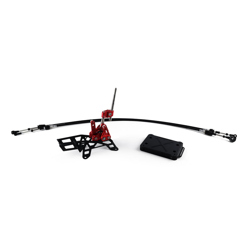 Combinaison Levier de vitesse et câbles Hybrid Racing K-Swap (transmission K20A/A2/A3/Z1)