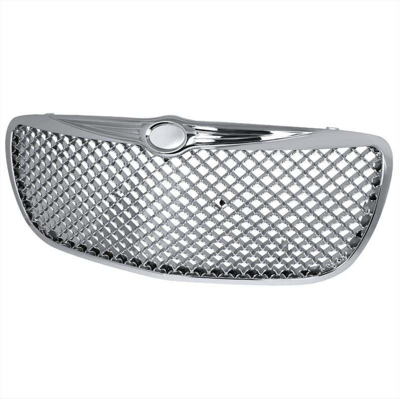 Spec-D 04-06 Chrysler Sebring Mesh Grille-Chrome- Bently Style SD-TRI-CS04C