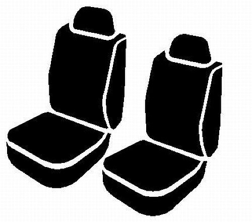 Fia SP80 Series Seat Covers with adjustable headrest, 2014-2021 Toyota Tundra - Front (Black)