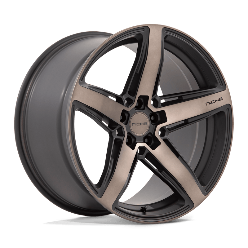 Niche M271 TERAMO 20X10.5 5X114.3 ET20 72.56 Matte Black With Double Dark Tint Face