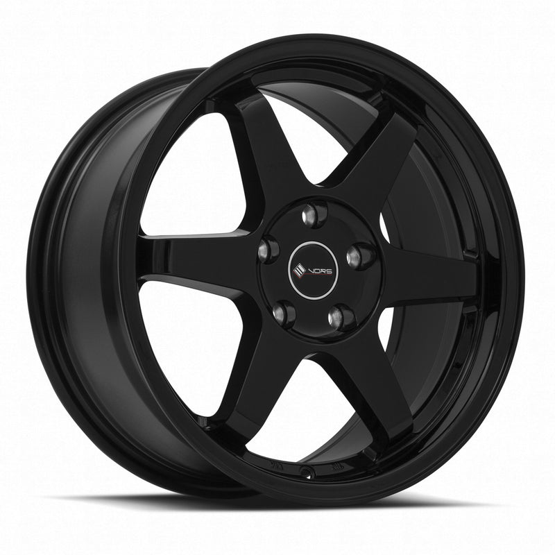 Vors TR37 17x8 5x110 (Custom Drill) Gloss Black