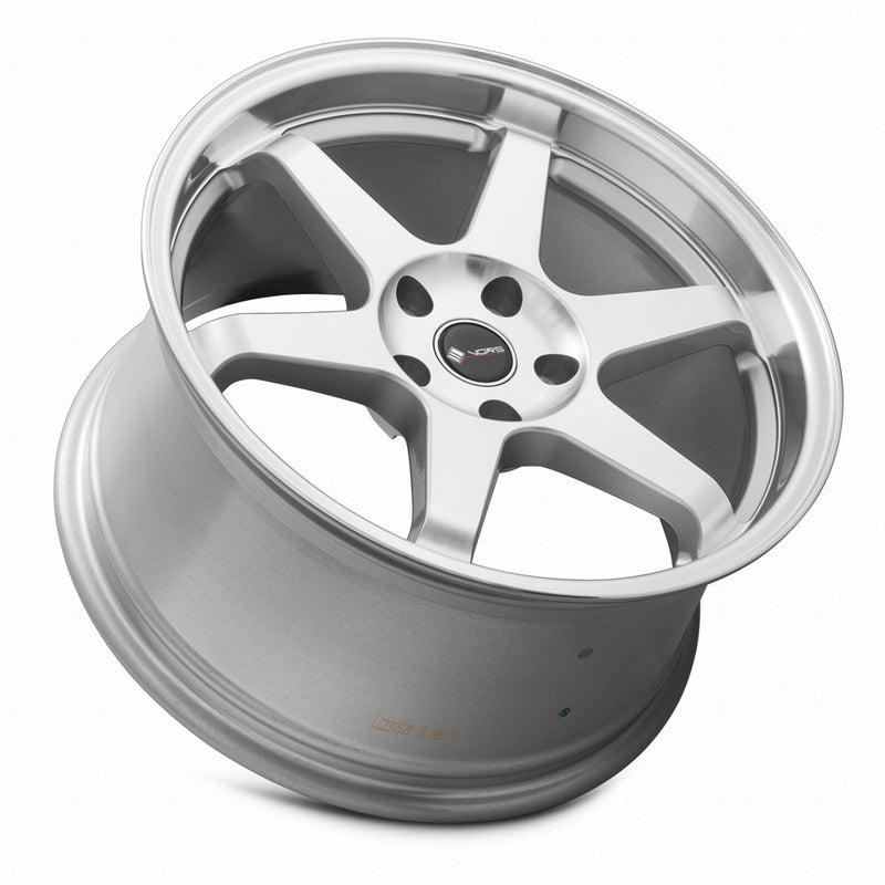 Vors TR37 17x9 5x108 (Custom Drill) Silver Machine Face Lip