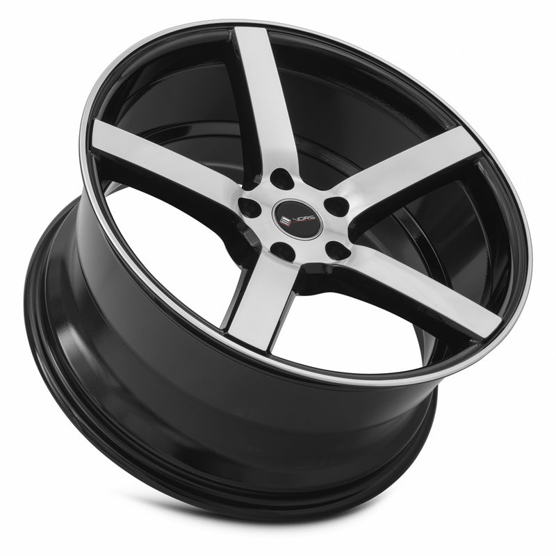 Vors TR5 19x9.5 5x114.3 Black Machined Face