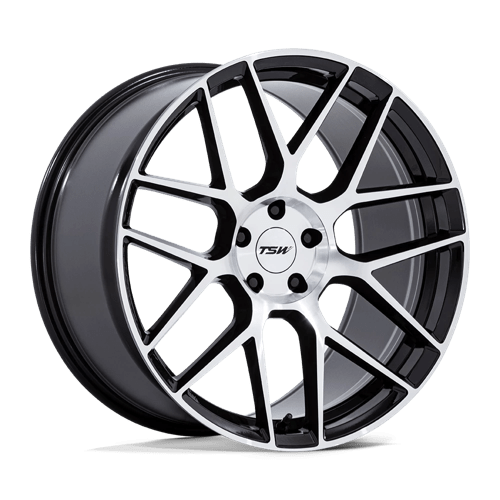 TSW Wheels TW002 LASARTHE GLOSS BLACK MACHINED