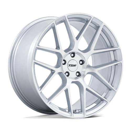 TSW Wheels TW002 LASARTHE GLOSS SILVER MACHINED