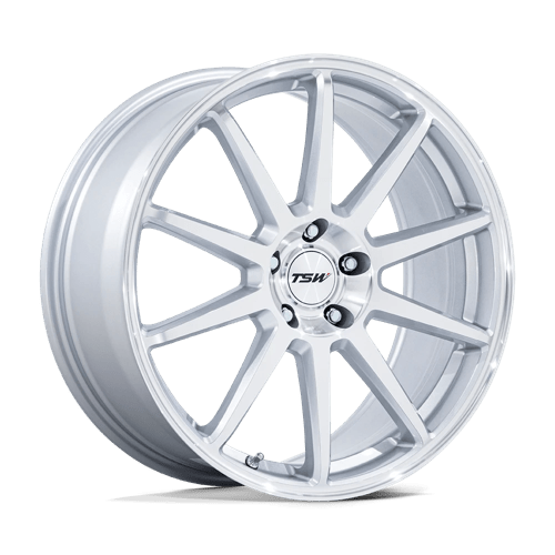 TSW Wheels TW004 CANARD GLOSS SILVER W/ MACHINED FACE