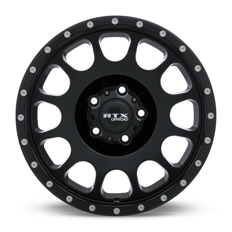 RTX Baja Satin Black with Milled Rivets