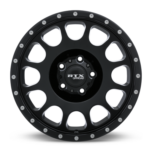 RTX Baja Satin Black with Milled Rivets