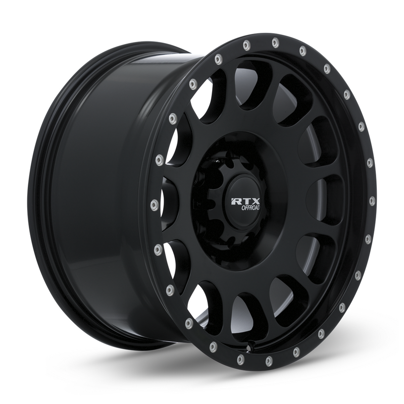 RTX Baja Satin Black with Milled Rivets