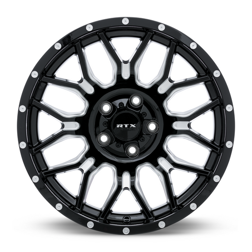 RTX Claw Gloss Black Milled with Rivets