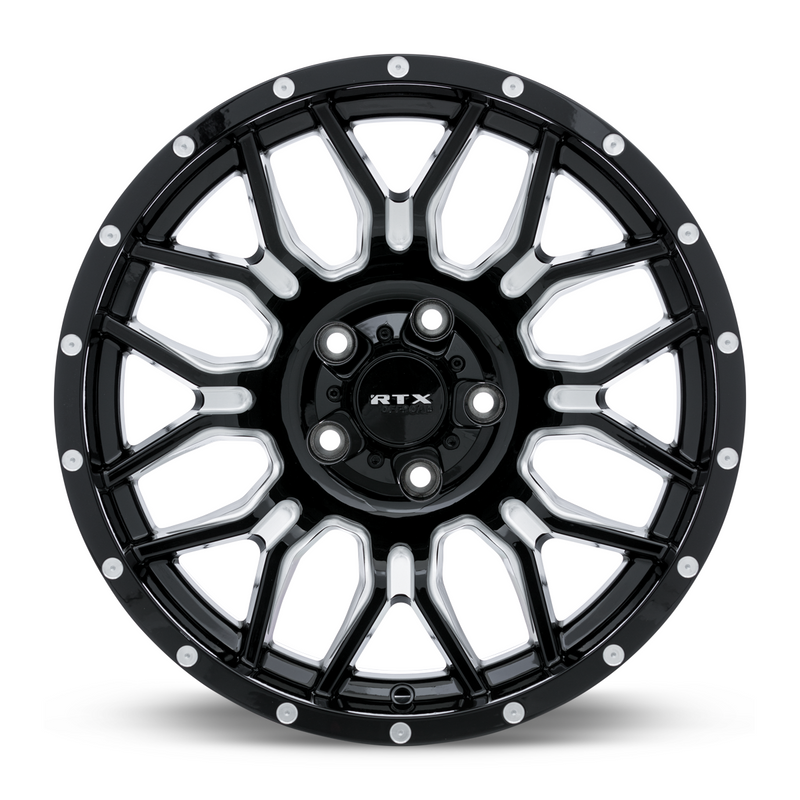 RTX Claw Gloss Black Milled with Rivets