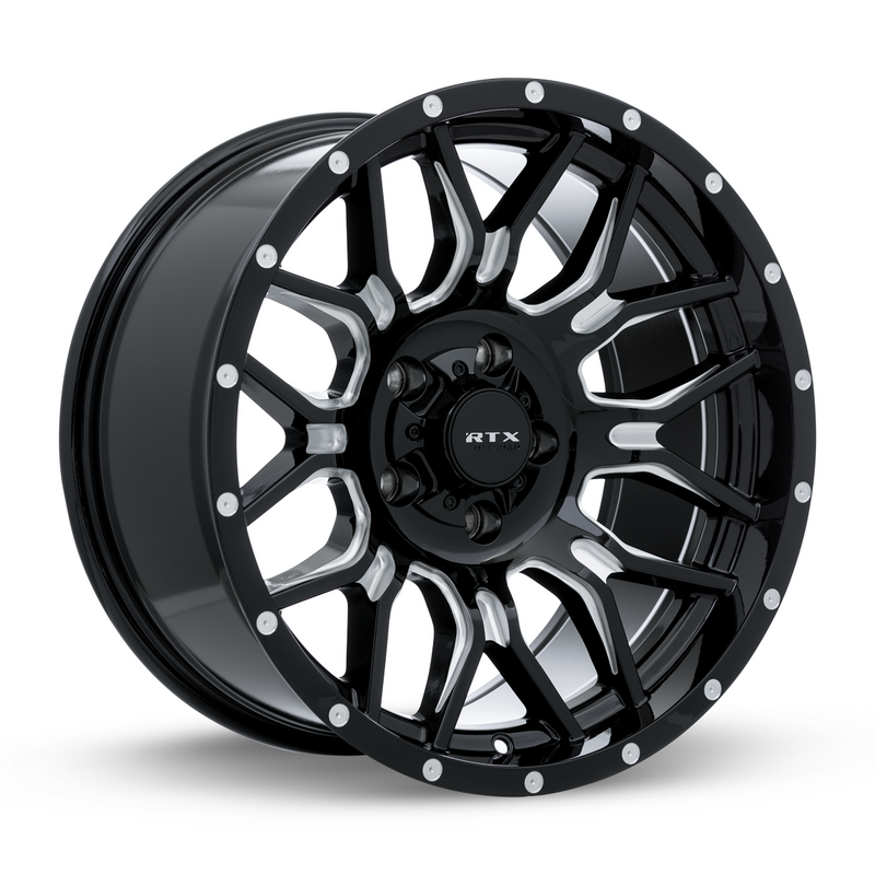 RTX Claw Gloss Black Milled with Rivets