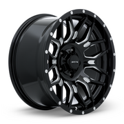 RTX Claw Gloss Black Milled with Rivets