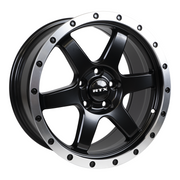RTX Dakar Satin Black Machined Edge Lip