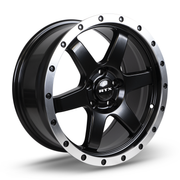 RTX Dakar Satin Black Machined Edge Lip