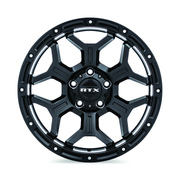RTX Goliath Satin Black with Milled Rivets