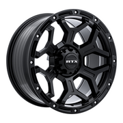 RTX Goliath Satin Black with Milled Rivets