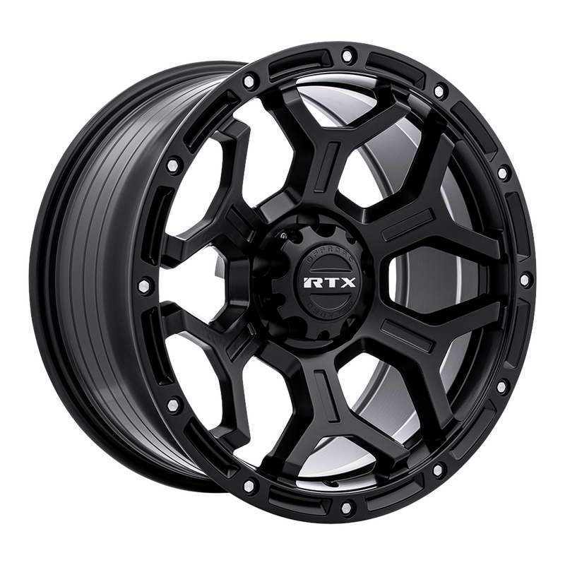 RTX Goliath Satin Black with Milled Rivets